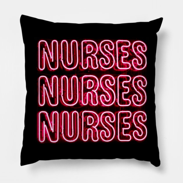 NURSES x3 Pillow by SoggyCheeseFry