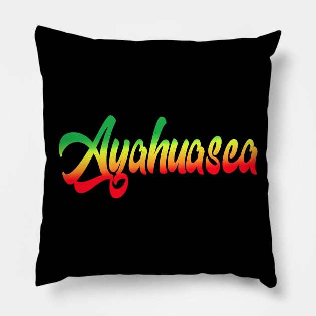 ayahuasca Pillow by martian