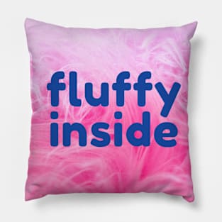 Fluffy inside pink plush pinky fluffy Pillow