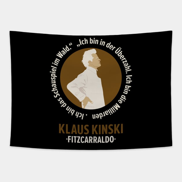 Fitzcarraldo: Iconic Cinematic Art on Shirts for True Movie Lovers Tapestry by Boogosh