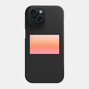 Back to School Pink and Coral Horizontal Gradient Pattern Phone Case