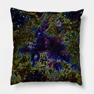 Black Panther Art - Glowing Edges 243 Pillow