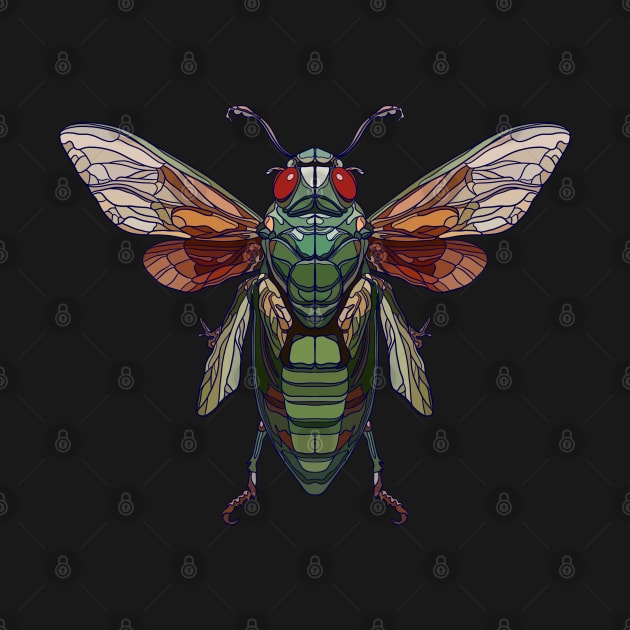 Cicada drawing by DaveDanchuk