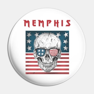 Memphis Maiden State Pin