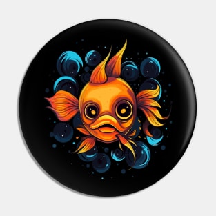 Goldfish Smiling Pin