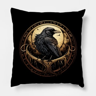 Odin’s Raven Pillow