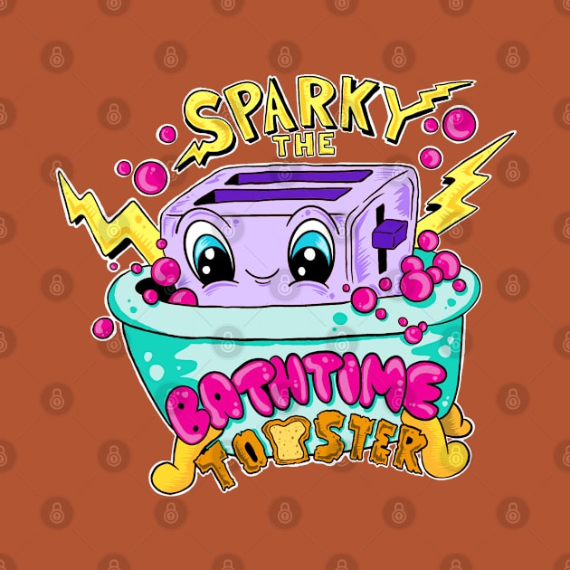 Sparky the Bathtime Toaster by Heythisguydoesart