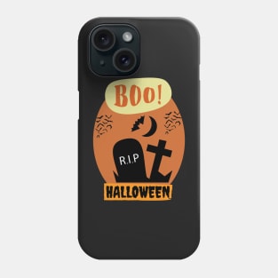 Halloween graveyard Phone Case