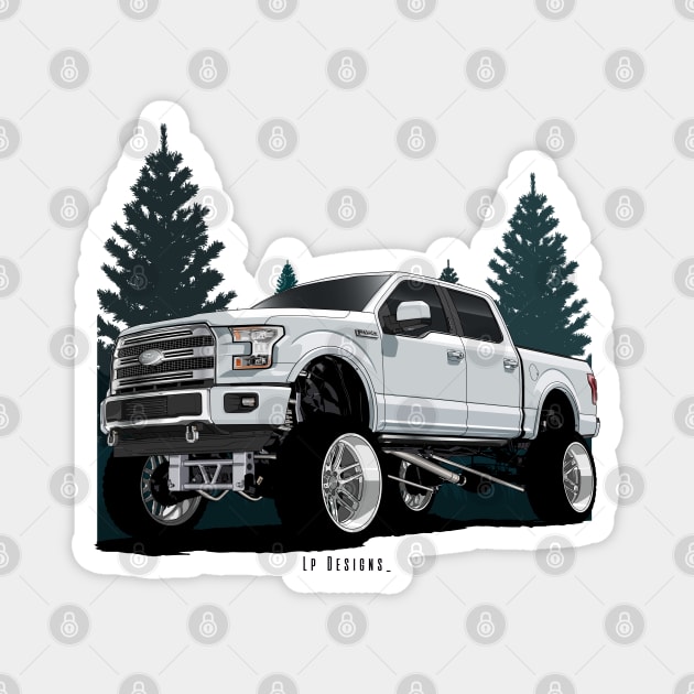 F150 Platinum Magnet by LpDesigns_