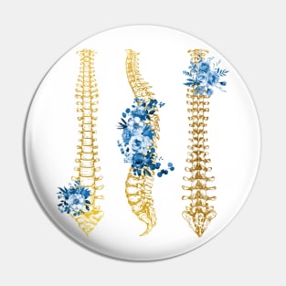Human Spine Pin