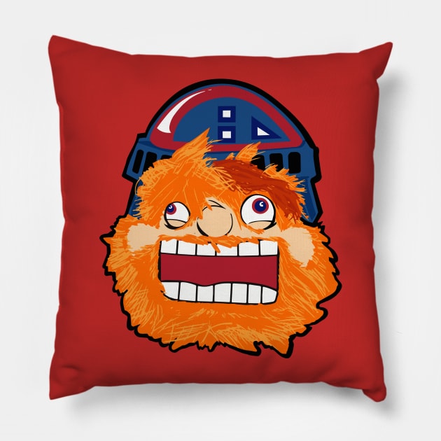 Montreal Mascots Pillow by rabidhabs