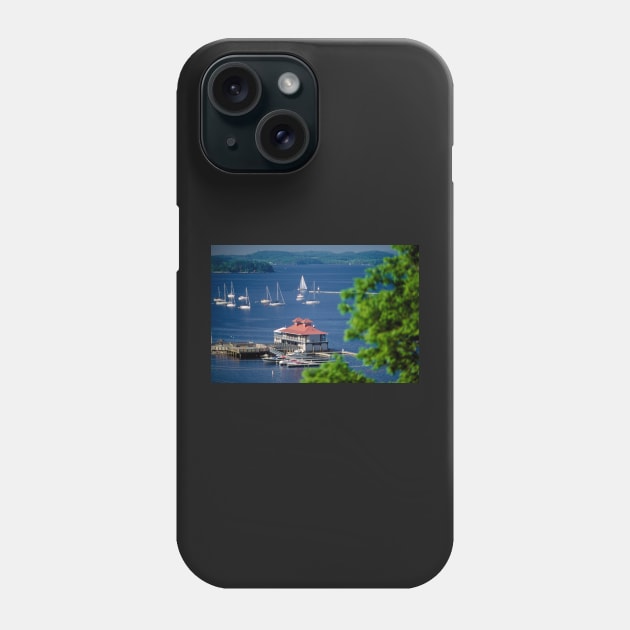 Burlington Vermont and Lake Champlain. Phone Case by robophoto