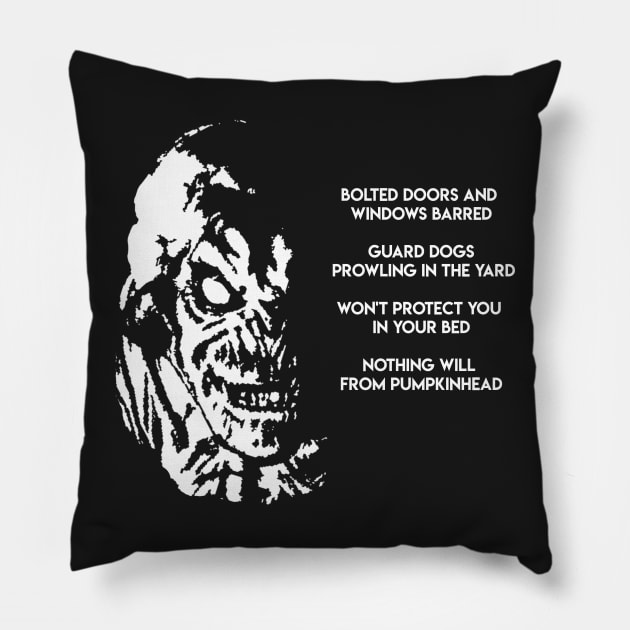 Pumpkinhead Pillow by wyattd