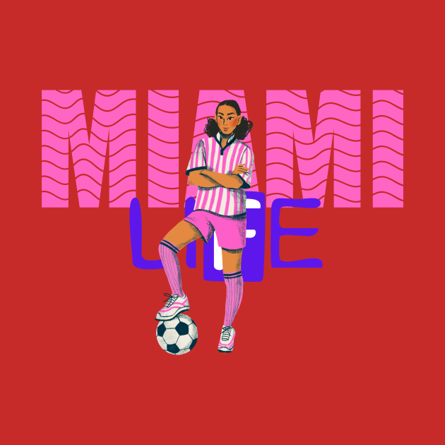 Miami goalkeeper pink female by LuluCybril