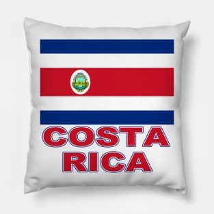 The Pride of Costa Rica - Costa Rican Flag Design Pillow