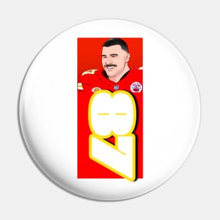 Travis kelce 87, Heart smile Pin