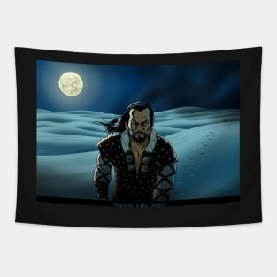 "Warlord in the Desert" with border Tapestry