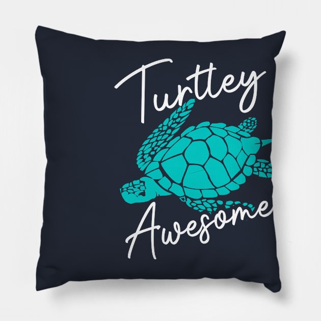 Coral Reef | Turtley Awesome Pillow by fancimpuk