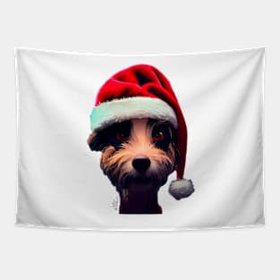 Christmas Funny dog Tapestry