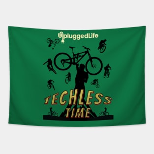 Techless Time Extreme Sports Biking Unplugged Life Tapestry