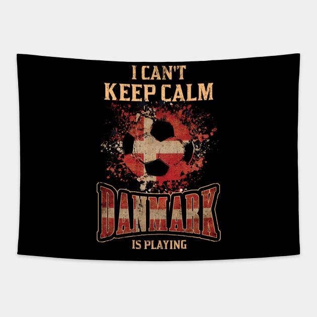 Danmark Football English Soccer I Can't Keep Calm Danmark Is Playing Tapestry by anesanlbenitez