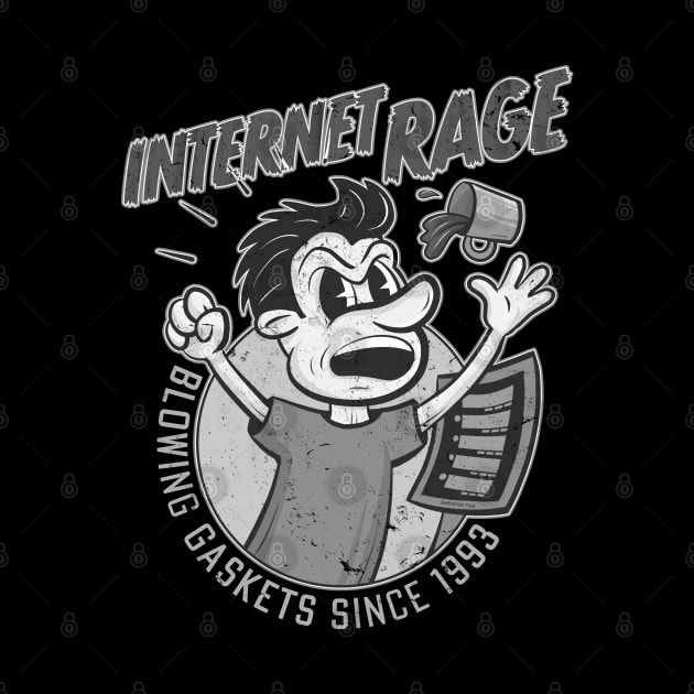 Internet Rage in Grayscale by Sneezing Fish