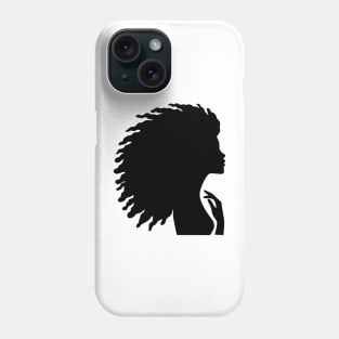 Beauty silhouette definition Phone Case