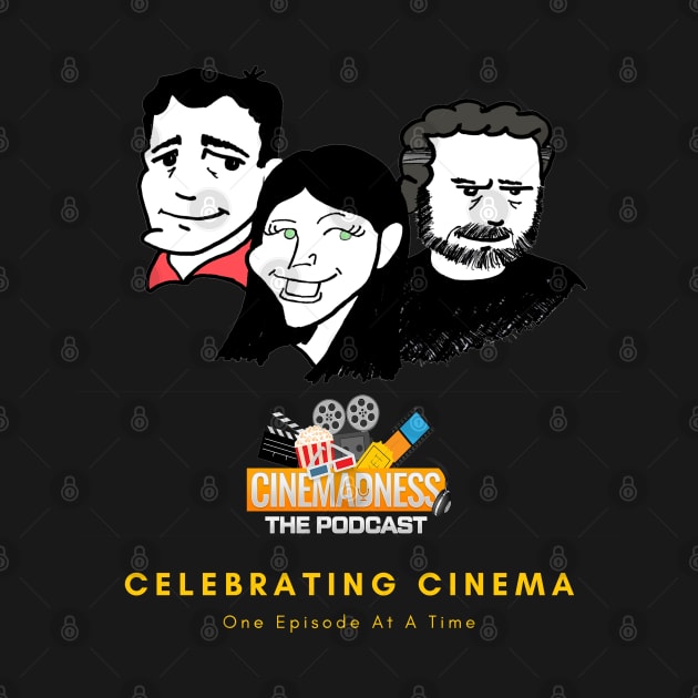 Cartoon Logo for Dark Colors by CinemadnessPodcast