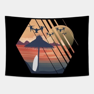 Invasion Of The Drones Tapestry