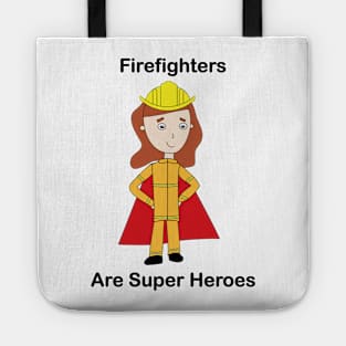 Firefighter Super Hero Female Tote