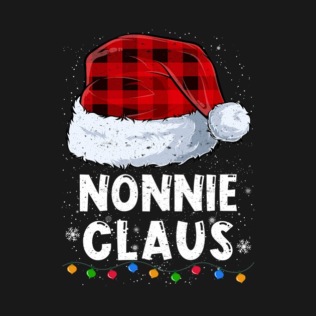 Nonnie Claus Red Plaid Christmas Santa Family Matching Pajama by tabaojohnny