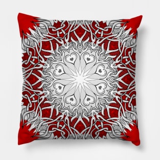 Illustration of mandala Pillow