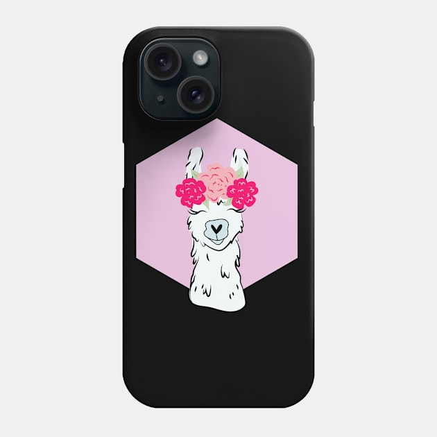 Nice funny Llama Lama Alpaca Design Phone Case by Luxara