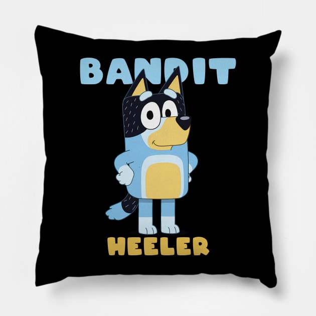 Bandit Heeler Pillow by lazymost