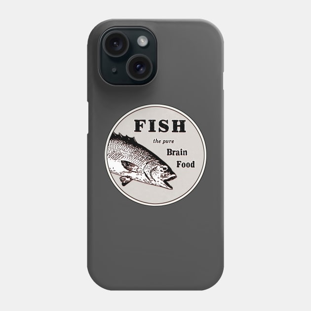 Fish - The Pure Brain Food Phone Case by ranxerox79