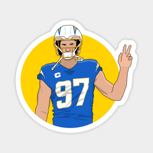 joey bosa peace sign Magnet