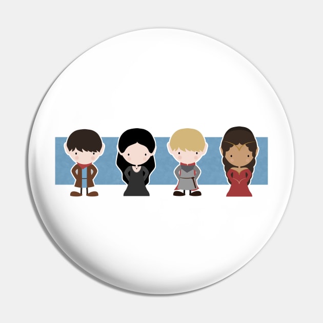 Merlin, Morgana, Arthur, Guinevere, Chibi Merlin Pin by carolam