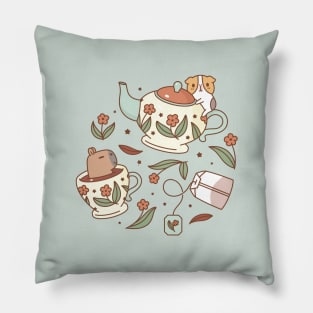 Bubu and Moonch, tea party Pillow