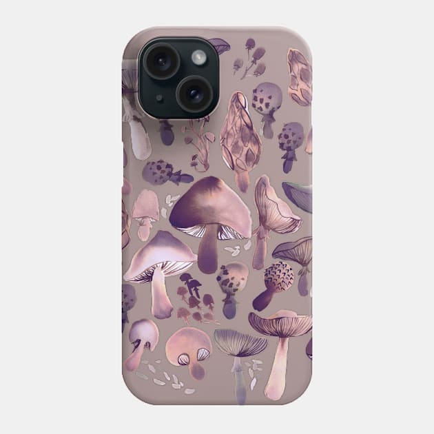 Mushrooms Phone Case by marlenepixley