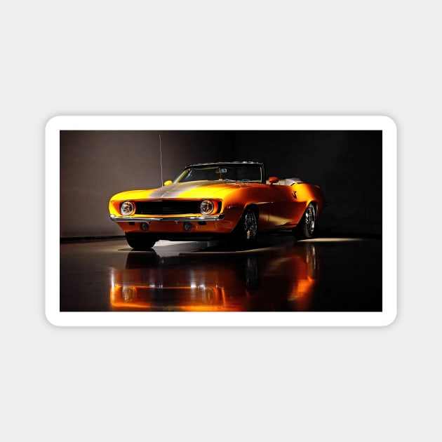 1969 Camaro Convertible Magnet by briankphoto