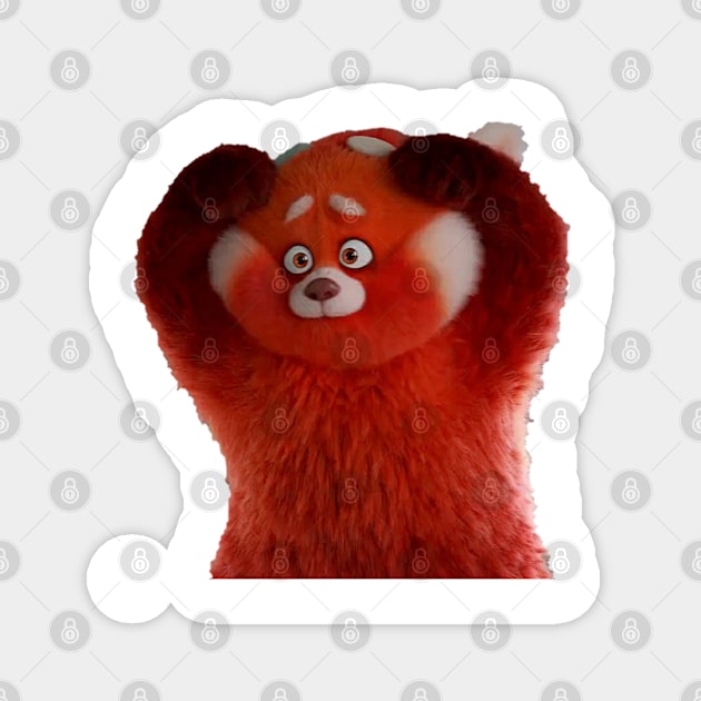 Turning red panda Magnet by SharonTheFirst