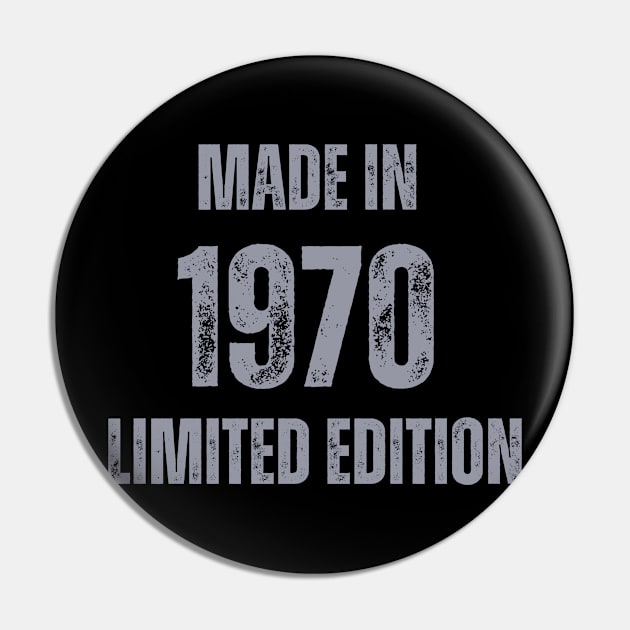 Vintage Made in 1970, Limited Edition  , Gift for Mom Dad Birthday Pin by Mary_Momerwids