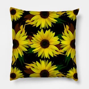 sunflower sunflowerpattern sunflowers blossoms flower floral Pillow