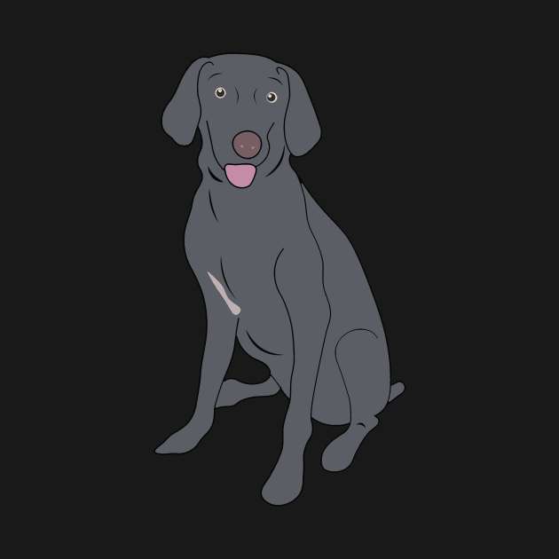 Blue Weimaraner Puppy Dog Lover by charlescheshire