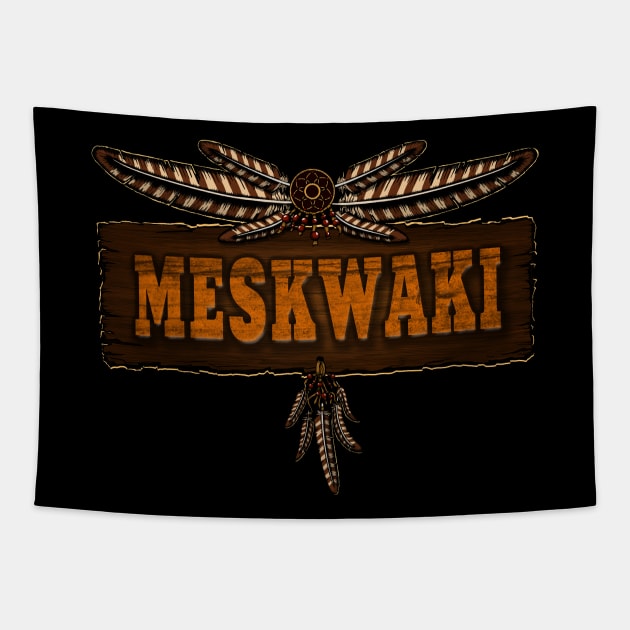 Meskwaki People Tapestry by MagicEyeOnly