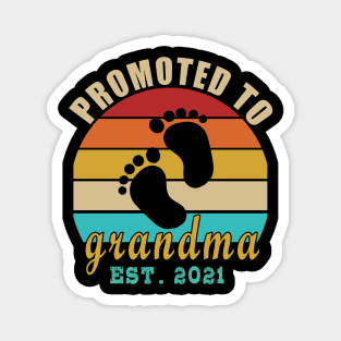 promoted to grandma 2021 Magnet