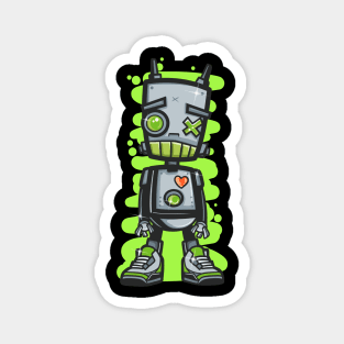 lovin steel robot Magnet