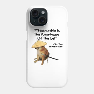 The Art Of War Mitochondria Powerhouse Doge Phone Case