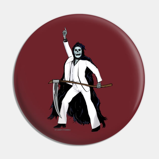 Grim Reaper Disco Pin by FanboyMuseum