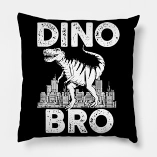 Dino-Bro Brother Dinosaur Family Matching Pillow